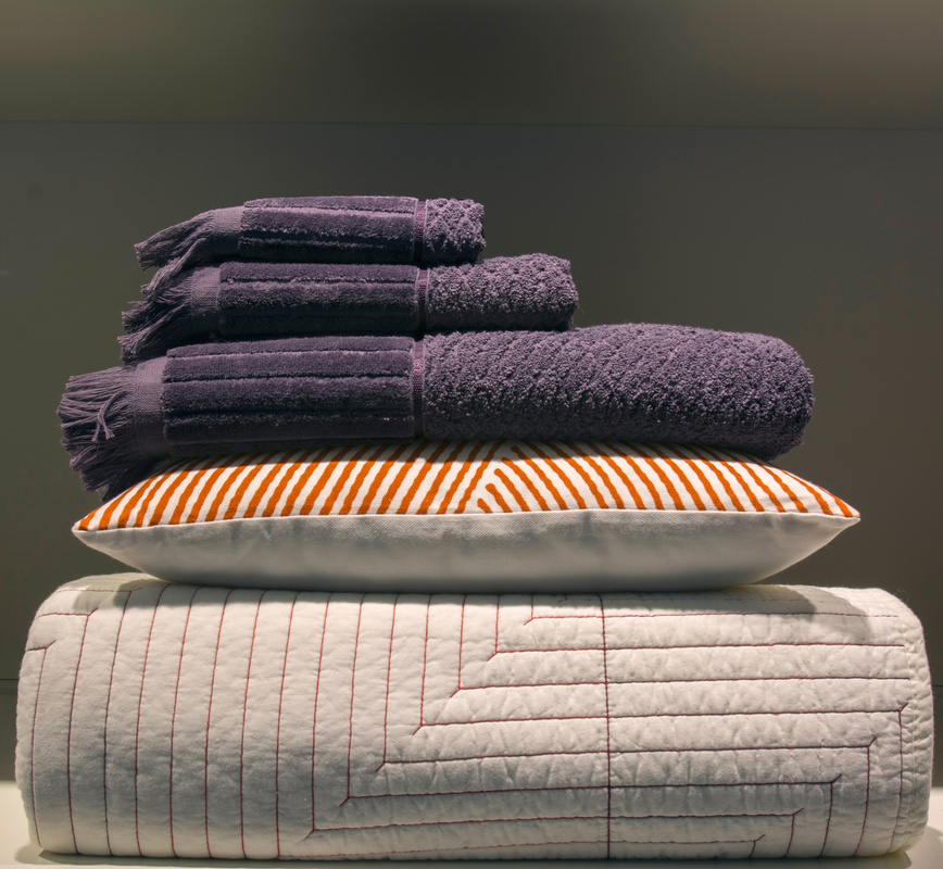 Stacked Bed Covers and Linens